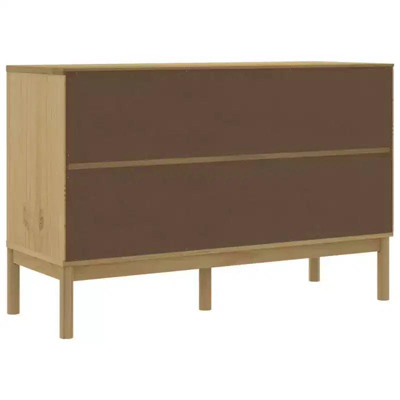 vidaXL Aparador Armario de Almacenamiento Muebles Hogar Salón Madera Maciza Pino