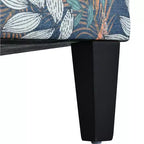 Christopher Knight Home Karaugh Otomana de almacenamiento con diseño floral contemporáneo y patas de abedul