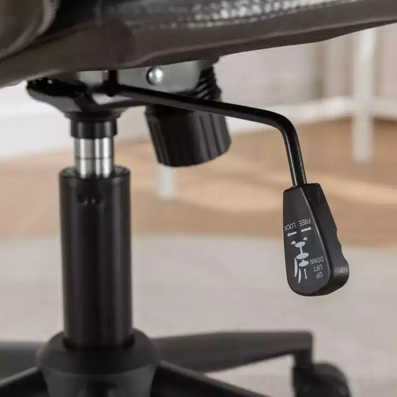 Silla de oficina giratoria ajustable Vatros con asiento ancho