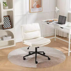 Silla de oficina giratoria ajustable Vatros con asiento ancho