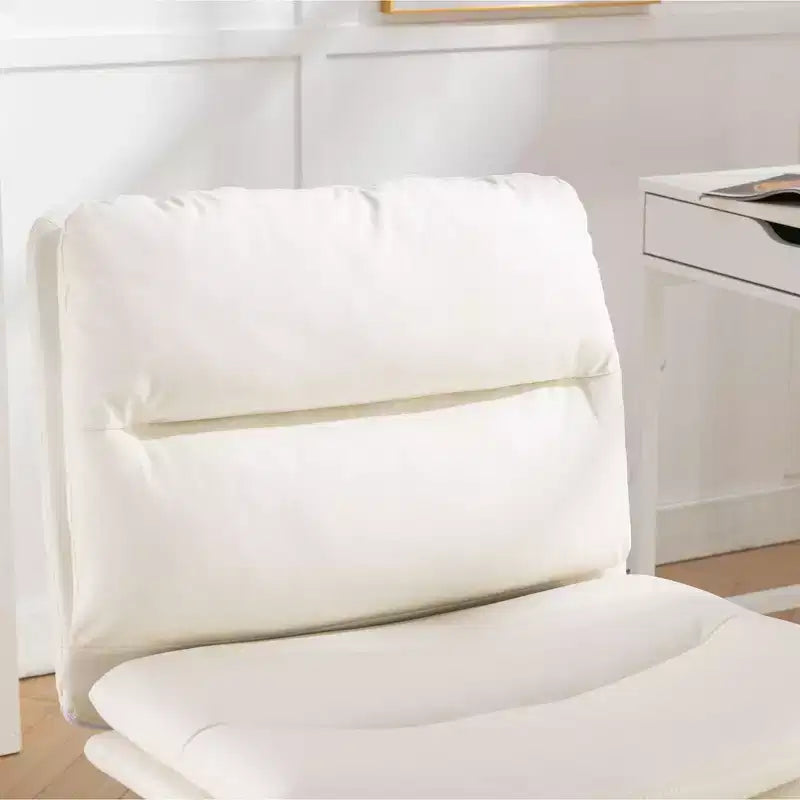 Silla de oficina giratoria ajustable Vatros con asiento ancho