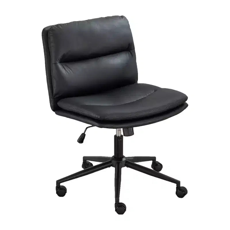 Silla de oficina giratoria ajustable Vatros con asiento ancho