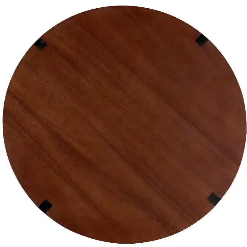 Mesa de centro redonda moderna Vandor de 44 pulgadas de madera de acacia de Christopher Knight Home