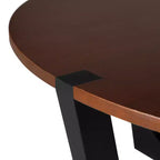Mesa de centro redonda moderna Vandor de 44 pulgadas de madera de acacia de Christopher Knight Home