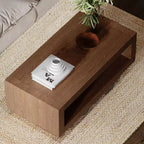Mesa de centro contemporánea de madera Maven Lane Artemis