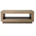 Mesa de centro contemporánea de madera Maven Lane Artemis
