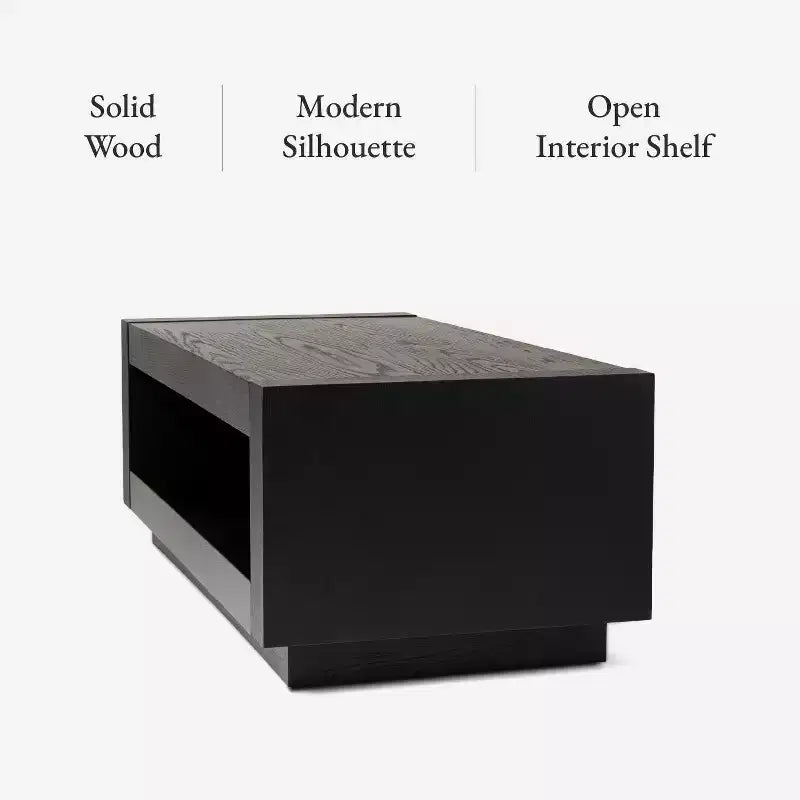 Mesa de centro contemporánea de madera Maven Lane Artemis