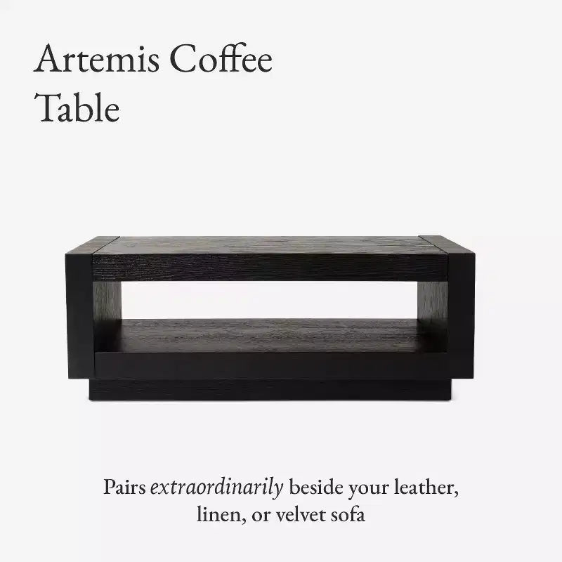Mesa de centro contemporánea de madera Maven Lane Artemis