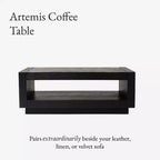 Mesa de centro contemporánea de madera Maven Lane Artemis