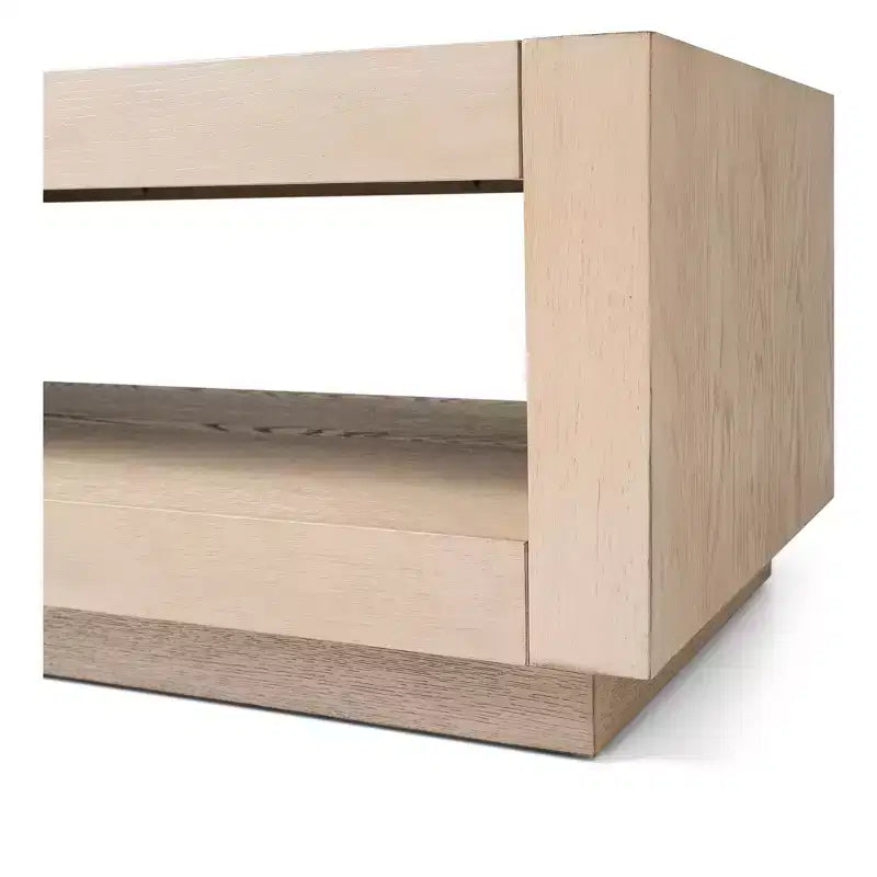Mesa de centro contemporánea de madera Maven Lane Artemis