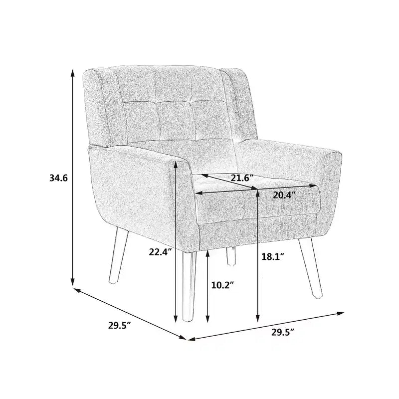 Sillones auxiliares Okak para dormitorio, silla auxiliar moderna ergonómica de material de cuero suave para sala de estar, con patas negras para el hogar en interiores