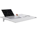 VEVOR Wall Mounted Folding Table, 31.5 x 19.69 Wall Mount Drop Leaf Table, Floating Desk with Iron Bracket, Fold Down Desk