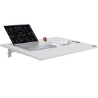 VEVOR Wall Mounted Folding Table, 31.5 x 19.69 Wall Mount Drop Leaf Table, Floating Desk with Iron Bracket, Fold Down Desk