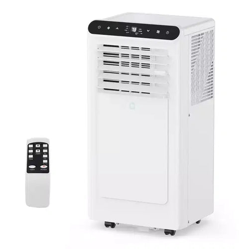Aire Acondicionado Portátil de 10,000 BTU con Enfriamiento 3 en 1, Deshumidificador y Ventilador