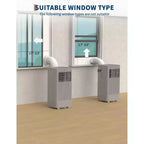 8,000 BTU Portable Air Conditioner Up to 350 Sq.Ft, 3-In-1 Small AC Unit with Cool/Fan/Dehumidifier