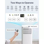 ZAFRO 8,000 BTU Portable Air Conditioners, Air Conditioners for Room up to 350 Sq.ft, Portable for Home/Office/Dorms, White