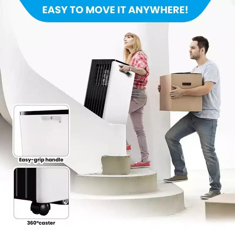 Portable Air Conditioners 8000 BTU, Energy Efficient AC Unit with Remote Control
