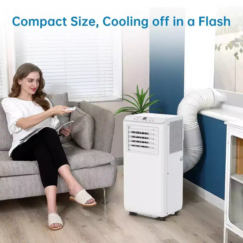 Portable Air Conditioners 10000 BTU, Energy Efficient AC Unit with Remote Control