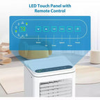 8000 BTU Portable Air Conditioner,Quiet Portable Cooling AC Up to 450 Sq.Ft.