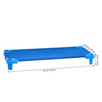 Cuna apilable para niños, cunas portátiles para siestas de niños pequeños, cunas de guardería de tamaño estándar de 52 L x 23 W para niños, camas de guardería para aulas preescolares