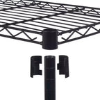 Estantería de metal Karl Home de 35.43 pulgadas de ancho