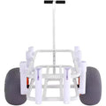 VEVOR Beach Fishing Cart, 300 lbs Load Capacity,Fish and Marine Cart with Two 13 Big Wheels PU Balloon Tires,Heavy-Duty Aluminum Pier Wagon Trolley