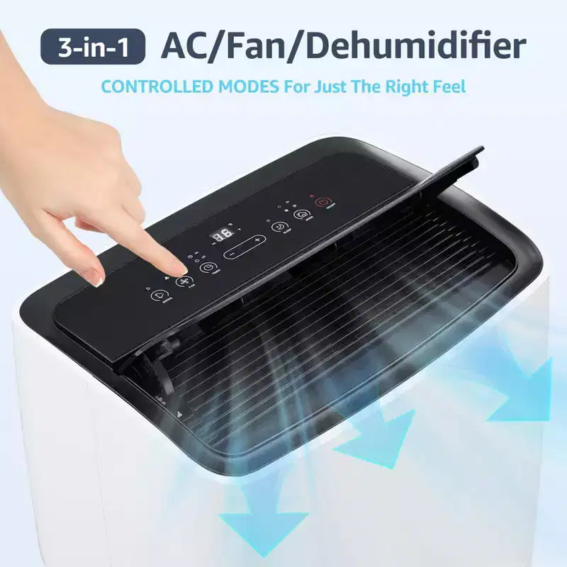 Air Conditioner, 12000BTUs Portable Air Conditioner With 24H Energy Save Timer