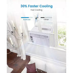 5000 BTU Window AC Unit - Small Air Conditioner Cools 150 Sq.Ft