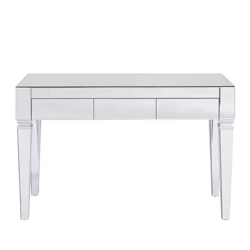 Darien Mirrored Desk - Glam - Silver - SEI