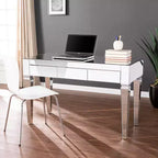 Escritorio con espejo Darien - Glam - Plateado - SEI