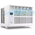 ZAFRO 5,000 BTU Small Window Air Conditioner Cool up to 150 Sq. Ft. with Ultra-Quiet, Compact-size, Washable Filter, Remote Control