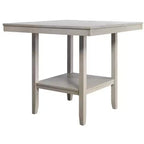 Juego de comedor Dothan de altura de mostrador Home Design, gris antiguo