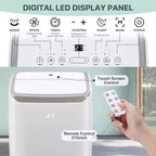 12,000 BTU Portable Air Conditioner for Rooms Up to 550 Sq.Ft, 3-in-1 AC/Dehumidifier/Fan