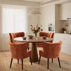 Sillón moderno sin brazos - Sillón de salón sin brazos con patas de madera, silla auxiliar tapizada y capitoné para tocador, tela cómoda, para sala de estar, dormitorio, patio
