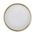 HomeRoots 10 Gold Round Iron Textured Framed Accent Mirror