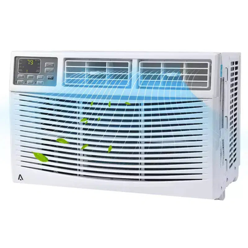 8000 BTU Window Air Conditioner, Ultra Quiet Air Conditioner Window Unit for Rooms Up to 350 Sq. Ft