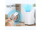 ZAFRO Portable Air Conditioners with WiFi, 44dB Ultra-Quiet, R32 Eco-Friendly,Fast Cooling in 30s, No Drainage Needed