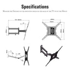 Soporte de pared ajustable y giratorio Karl Home para TV de 26 a 55 pulgadas