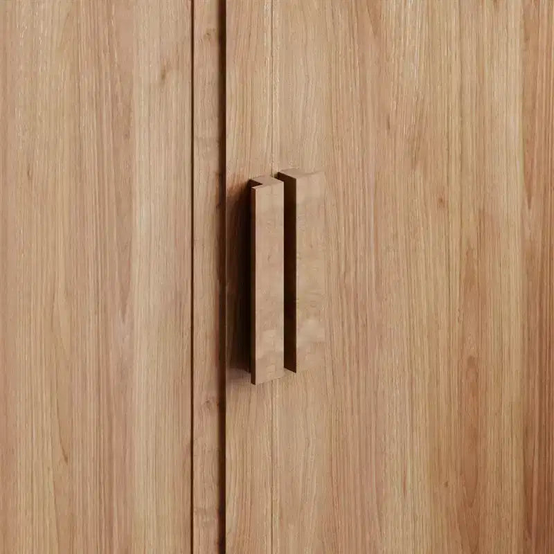 Artefacto para organizar el hogar: Armario de almacenamiento con puertas de cristal, con un diseño elegante y gran capacidad de almacenamiento