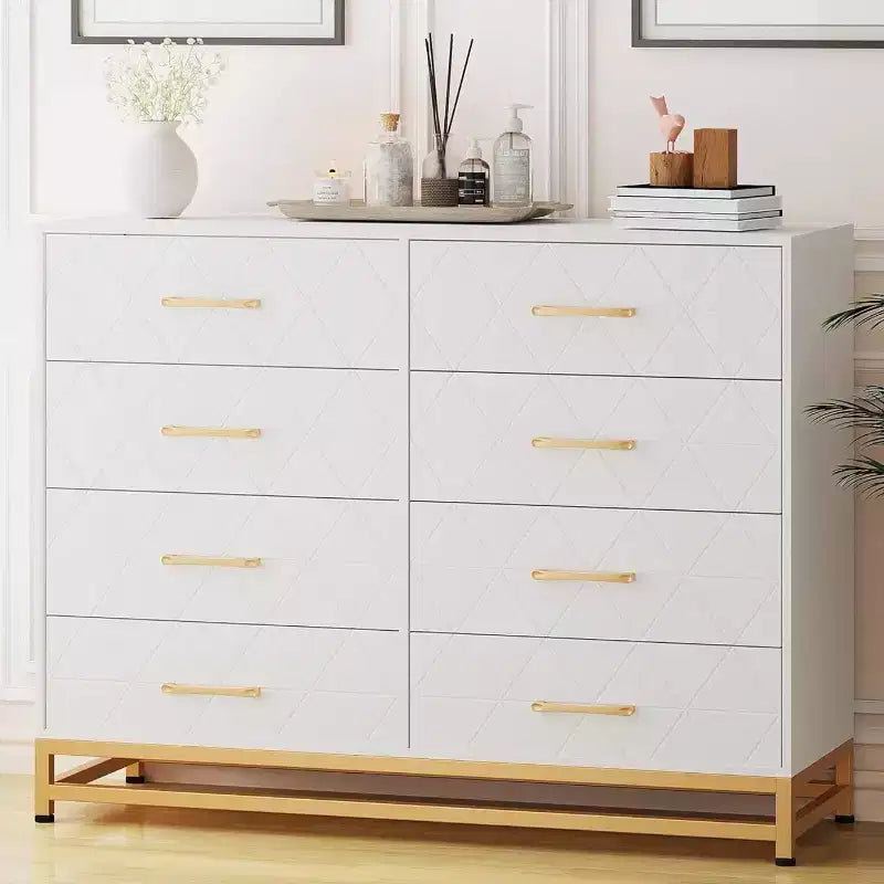 Organizador de almacenamiento de 8 cajones Zstar para sala de estar, dormitorio, pasillo