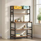 MAYEERTY Gabinete de Almacenamiento de 5 Niveles con Encimera de 80 x 40 cm
