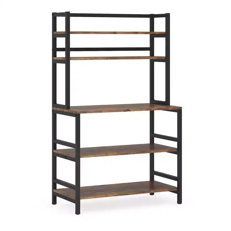 MAYEERTY Gabinete de Almacenamiento de 5 Niveles con Encimera de 80 x 40 cm