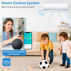 9000 Btus Wifi Enabled Split-System Air Conditioners, R454B 19 SEER2 115V Inverter Ductless Split AC Unit With Pre-Charged Condenser