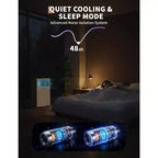 10000 BTU Portable Air Conditioners, 3-In-1 Portable AC Units for Rooms with Dehumidifier, Quiet Room Air Conditioner Cools Up to 450 Sq.Ft.