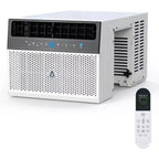 Window Air Conditioner, AC Window Unit with Washable Filter, Wi-Fi Enabled w/Remote, Cools Up to 350 Square Feet, 6 Modes, 115V/60Hz
