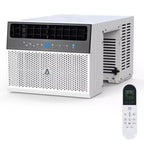 Window Air Conditioner, AC Window Unit with Washable Filter, Wi-Fi Enabled w/Remote, Cools Up to 350 Square Feet, 6 Modes, 115V/60Hz