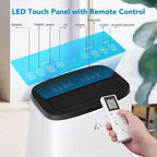 15,000 BTU Portable Air Conditioner, Portable AC Built-in Cool with Dehumidifier, and Fan Cools up to 850 Sq. Ft Bedroom, Office, Kitchen