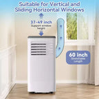 8,000 BTU Portable Air Conditioner,Portable AC Unit for Bedroom up to 350 Sq. Ft, Cooling, Dehumidifier, Floor Standing Air Conditioner, 24H Timer