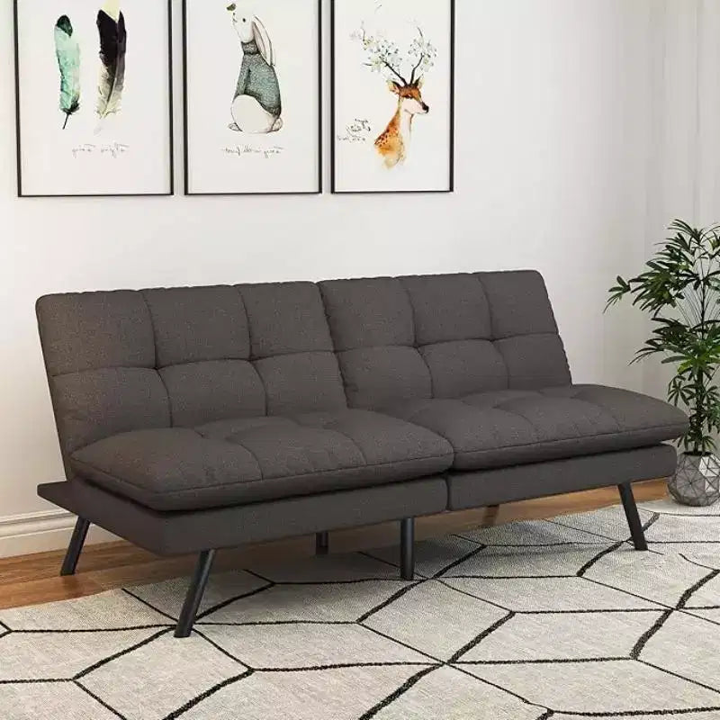 Dyonery Sofá Cama Plegable de 68 Pulgadas con Respaldo Ajustable, Sofá Cama Convertible para Espacios Pequeños, Sala de Estar, Apartamento, Oficina