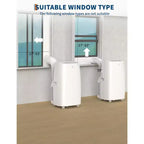 3-in-1 14,000 BTU Portable Air Conditioner, Portable AC Units for Rooms with Dehumidifier & Fan, Room Air Conditioner Cools Up to 750 Sq. Ft